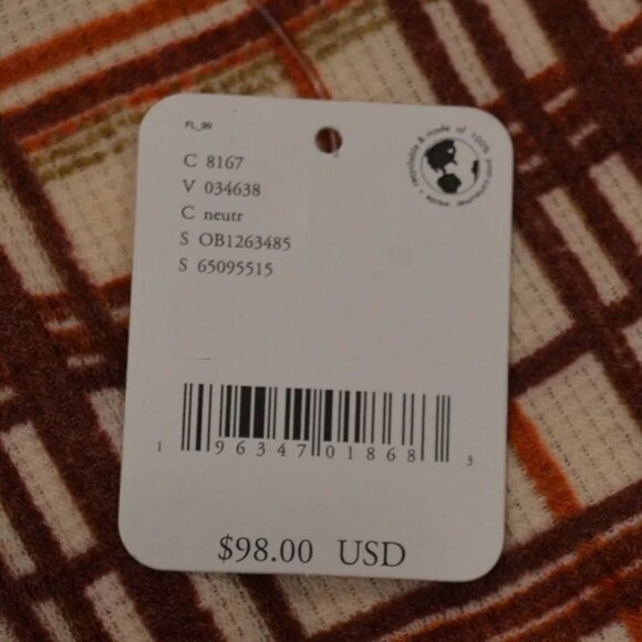 Free People Intimately Free Home Alone Long Johns in beige XS $98.00 price NWT - Picture 4 of 5